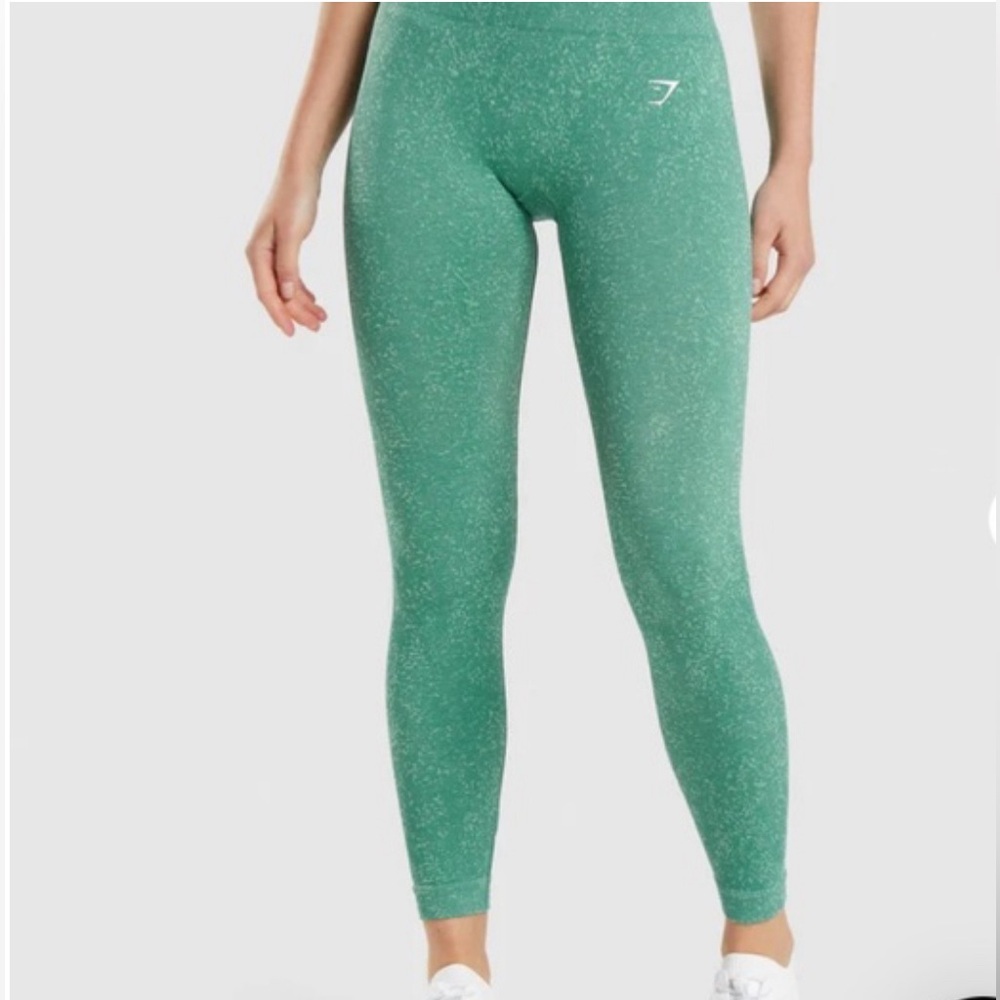 Gymshark adapt fleck seamless leggings alpine green mineral